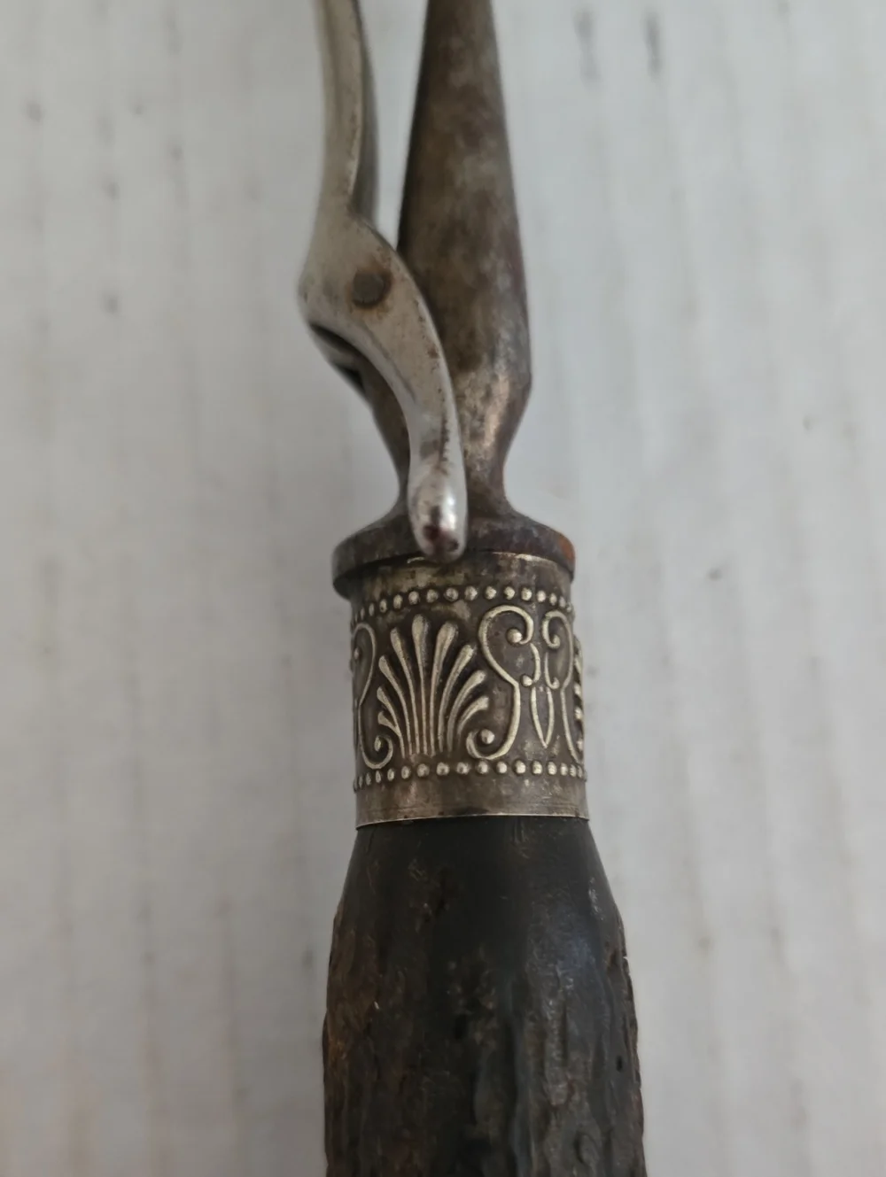 Vintage Horn/Antler Meat Carving Fork